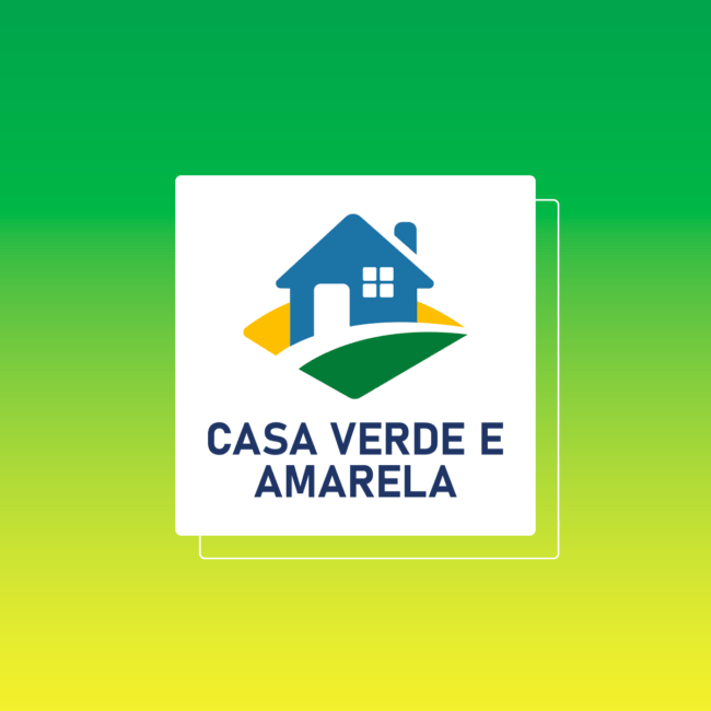 Home 1 casa verde e amarela